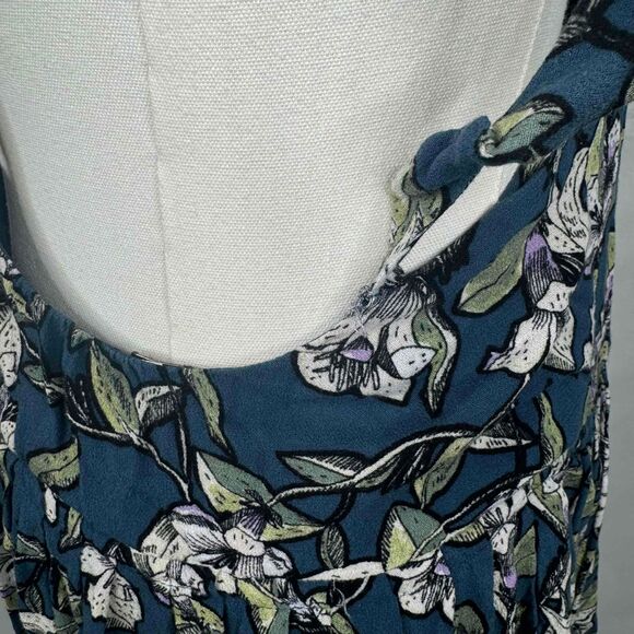 Free People Dear You Mini Dress Ruffle Floral Small Low Back Boho Southern Belle - Picture 10 of 15
